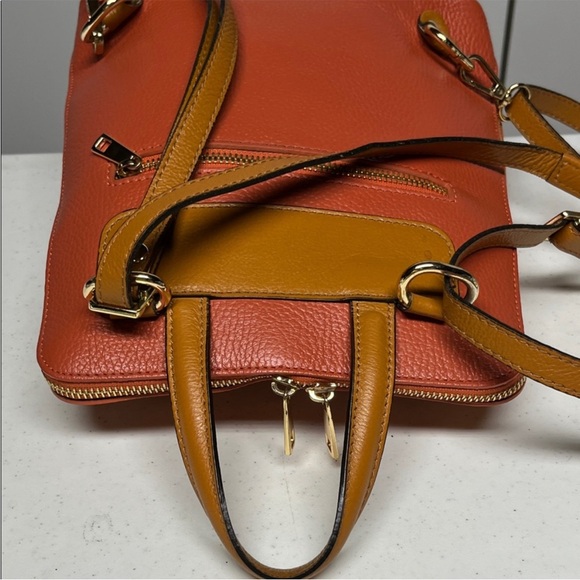 Divina Firenze Pebbled Leather Convertible Backpack Bag main image 12